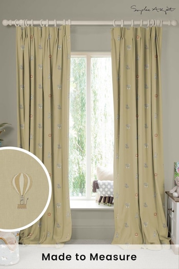 Sophie Allport Gold Bears and Balloons Made To Measure Curtains (U00127) | £91