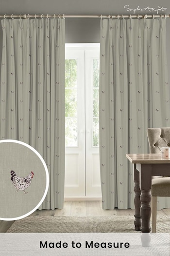 Sophie Allport Natural Chicken Made To Measure Curtains (U00135) | £91