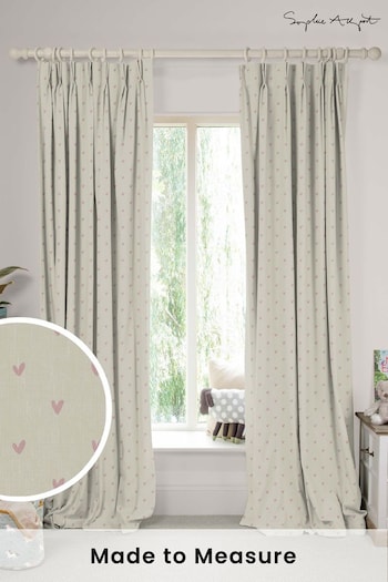 Sophie Allport Natural Hearts Made To Measure Curtains (U00147) | £91