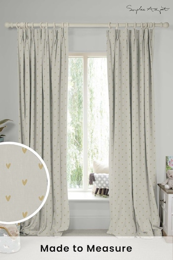 Sophie Allport Natural Hearts Made To Measure Curtains (U00149) | £91