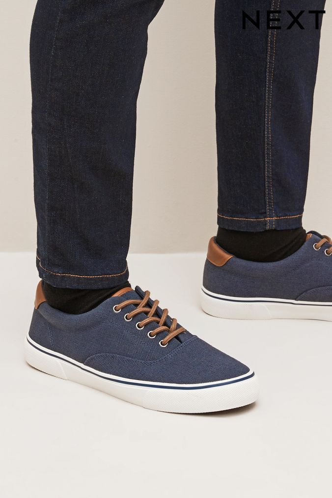 Navy blue trainers store mens