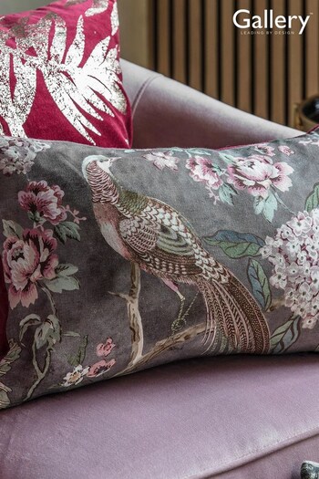 Gallery Home Pink Coffey Partridge Tassel Cushion (U00408) | £31