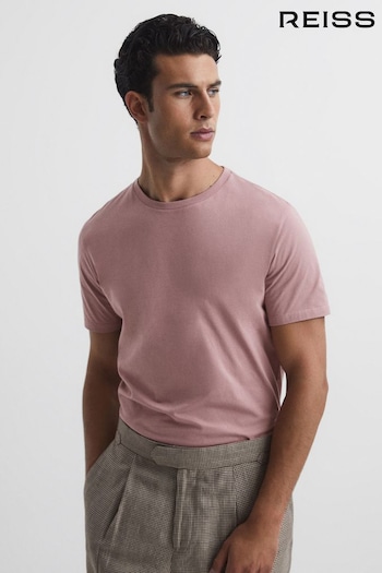 Reiss Dusty Rose Bless Crew Neck T-shirt (U00986) | £25