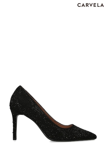 Carvela Lovebird Court Black Shoes (U01539) | £129