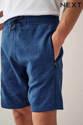 Blue Jersey Storm Shorts With Zip Pockets (U01906) | £24