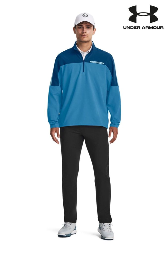 Boys under armour half best sale zip