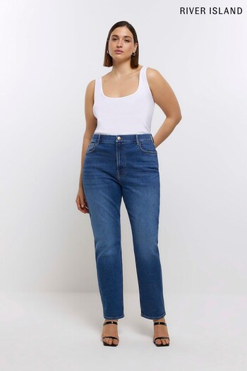River Island Blue Plus Denim Ultimate Slim Jeans (U02291) | £45