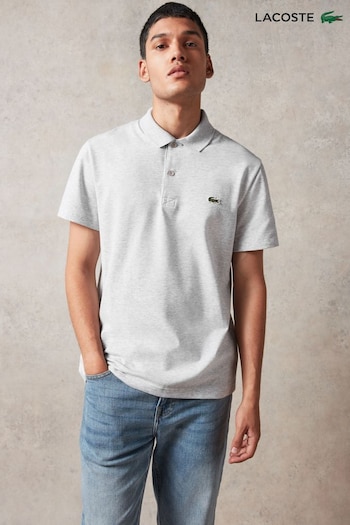 Lacoste Classic Polyester Cotton Schwarz Polo Shirt (U02335) | £75