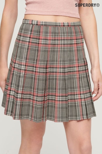 Superdry Natural Check Mini Skirt (U03437) | £35