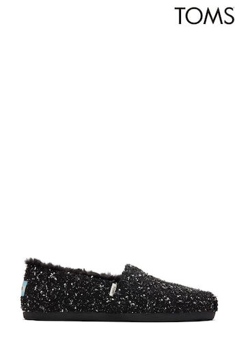 TOMS Black Alpargata Classic Slippers (U04240) | £48