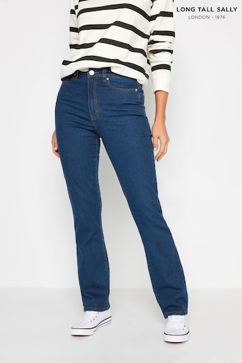 Long Tall Sally Blue Straight Leg Reaction Jeans (U04840) | £33