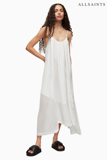 AllSaints White Areena Dress (U04859) | £149