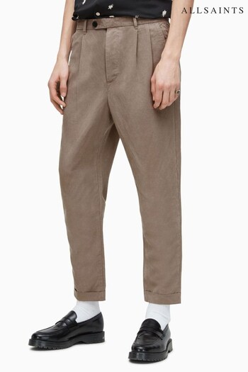 AllSaints Grey Vaga Trousers (U04866) | £139