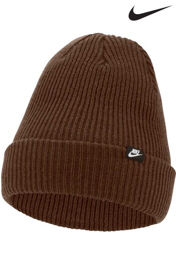 Nike Brown Fisherman Knitted Beanie (U06313) | £20