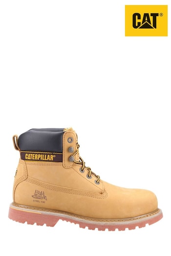 CAT Yellow Holton Lace-Up Boots (U06576) | £99