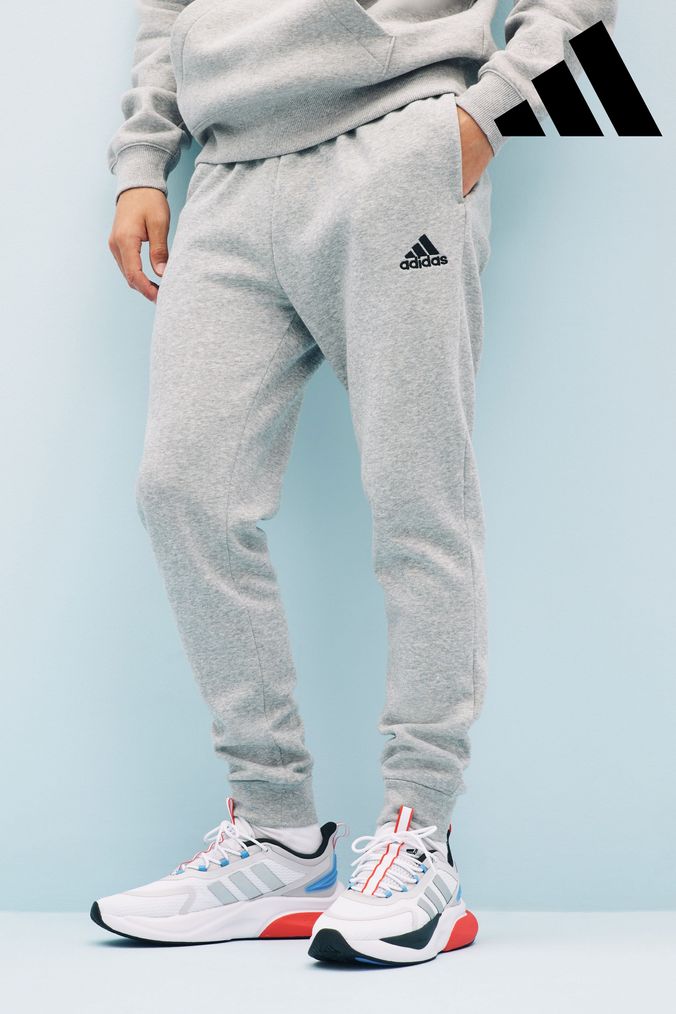 Light grey adidas joggers mens sales