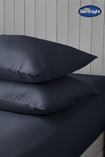 Silentnight Set of 2 Petrol Blue Supersoft Pillowcases (U08502) | £10