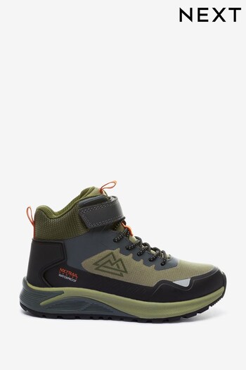 Khaki Green Waterproof Walking want Boots (U08961) | £40 - £46
