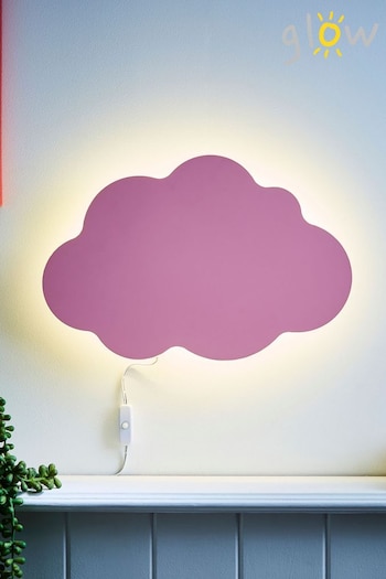 glow Pink Cloud Wall Light (U09078) | £30