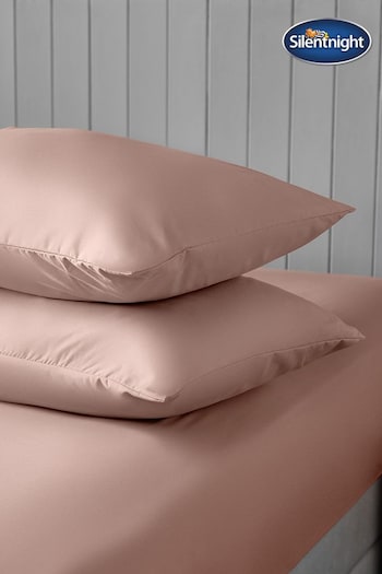 Silentnight Set of 2 Blush Pink Supersoft Pillowcases (U09102) | £10