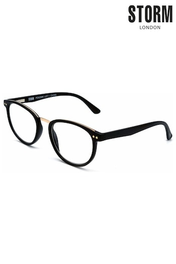 Storm Black Reading Glasses (U09520) | £20