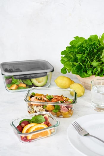 Orthex Clear GastroMax Glass Food XS, S, M And L Storage Set (U09586) | £30