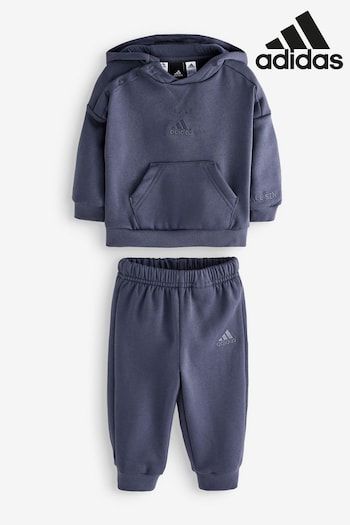 adidas Blue Fleece Tracksuit (U10141) | £35