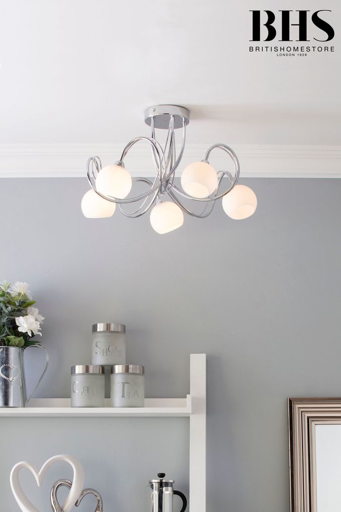 Buy Ceiling Lights Silver BHS Homeware Livingroom Online AspennigeriaShops
