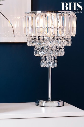 BHS Chrome Paladina Table Lamp (U10578) | £90