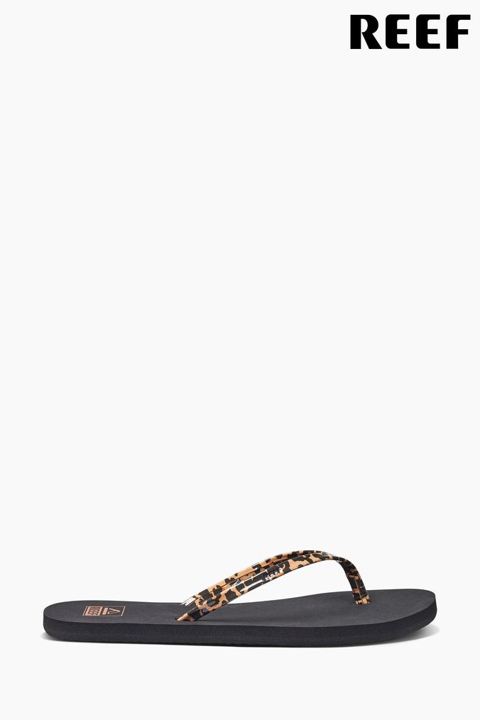 Reef animal print flip flops outlet
