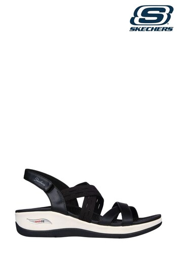 Skechers Black Arch Fit Sunshine Luxe Lady Strappy Vegan Sandals (U11359) | £67