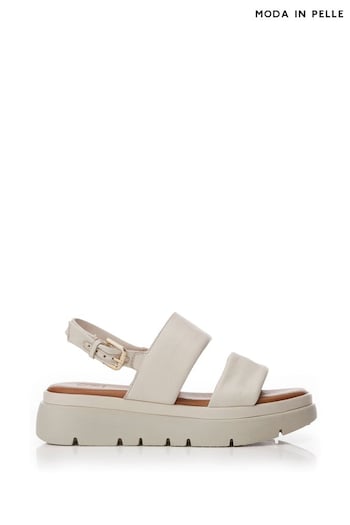 Moda In Pelle Netty Two Part Platform Leather Laufschuhe Sandals (U11385) | £95