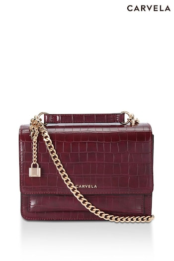 Carvela Red Latte Shoulder Bag (U11439) | £119