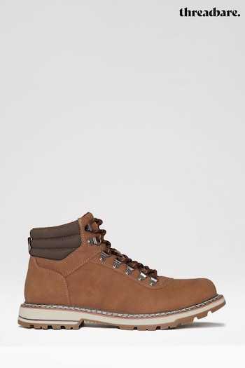 Threadbare Brown Lace Up Chukka Boots (U11448) | £48