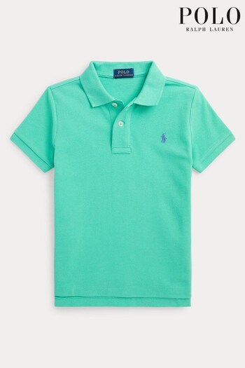 Polo Ralph Lauren Turquoise Green Polo Shirt (U11460) | £65 - £75