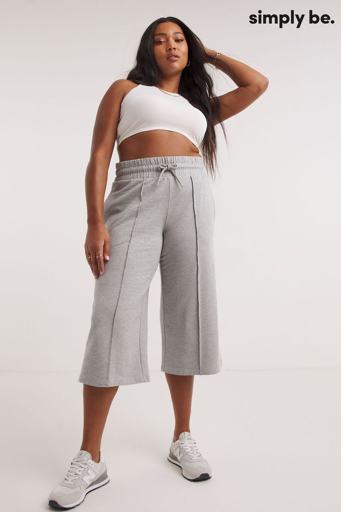 Wide Leg Trousers Palazzo Pants for Women Loose Fit Stretch Drawstring High  Waist Straight Lounge Pants Color  Grey Size  XL  Amazoncouk  Fashion