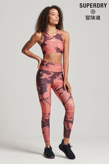 Superdry Red Sport  Core 7/8 Tights (U11737) | £40