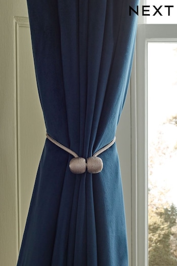 Natural Magnetic Curtain Tie Backs Set of 2 (U11943) | £10