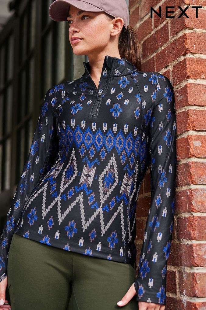 Womens discount patterned fleece