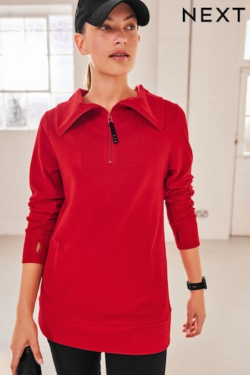 Red Elements Outdoor Casual Half Zip Longline Long Sleeve Fleece (U12025) | £35