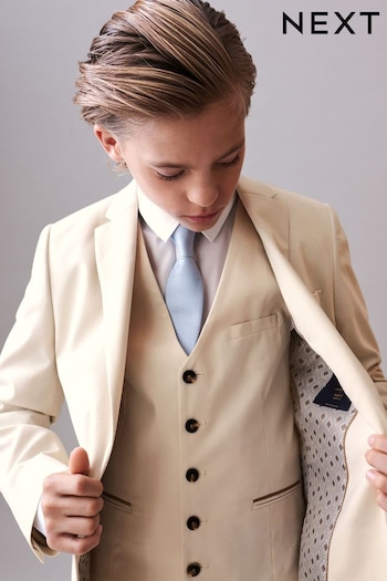 Cream Suit: Jacket (12mths-16yrs) (U12106) | £39 - £51