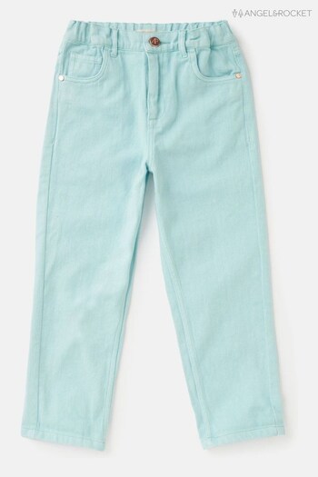 Angel & Rocket Blue Jenna Aqua Mom Jeans (U12151) | £13 - £15.50