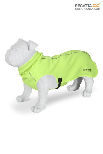 Regatta Yellow Softshell Fleece Lined Dog Coat (U12446) | £28