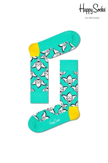 Happy Socks Green Krusty The Clown Socks (U12790) | £14