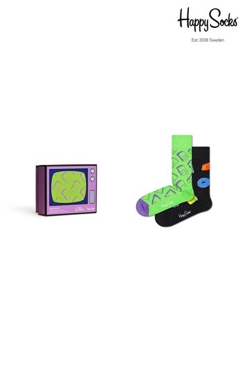 Happy Socks Purple Bart Special Gift Set 2 Pack (U12792) | £30