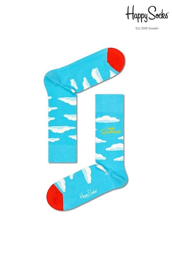 Happy Socks Blue Clouds Socks (U12797) | £14