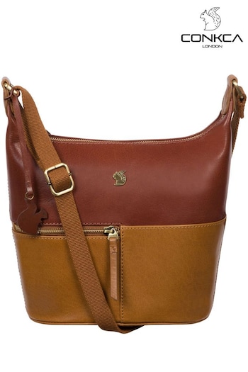 Conkca Little Kristin Leather Shoulder Bag (U12803) | £66
