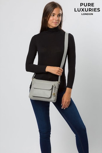 Pure Luxuries London Tindall Leather Shoulder Bag (U12809) | £49
