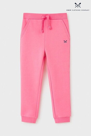 Crew Clothing Company Pastel Pink Cotton Joggers (U13356) | £18 - £26