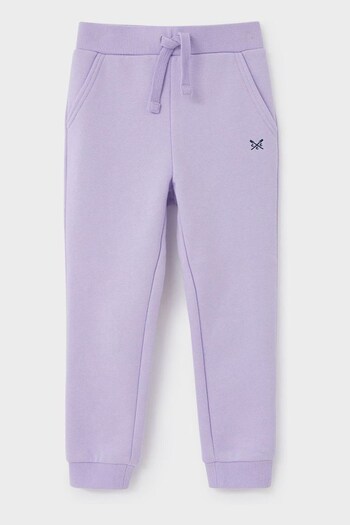 Crew Clothing Company Lilac Purple Cotton Joggers (U13358) | £18 - £26